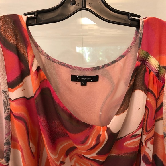 Pretty summer dress, St-Martins size 38 (8). Fully lined, nice details. - Picture 2 of 5